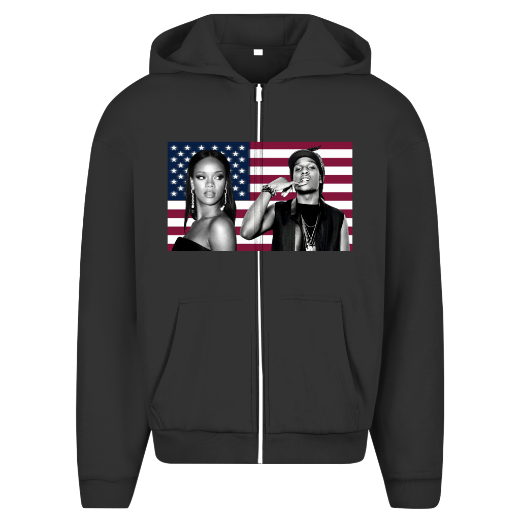 Oversized Rihanna & A$AP Zipper