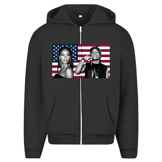 Oversized Rihanna & A$AP Zipper