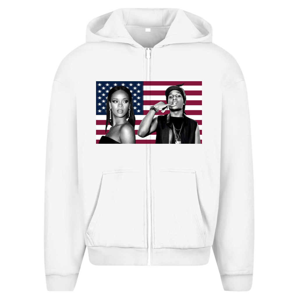 Oversized Rihanna & A$AP Zipper